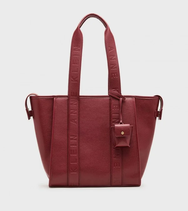 Anne Klein Textured Zippered Tote Bag